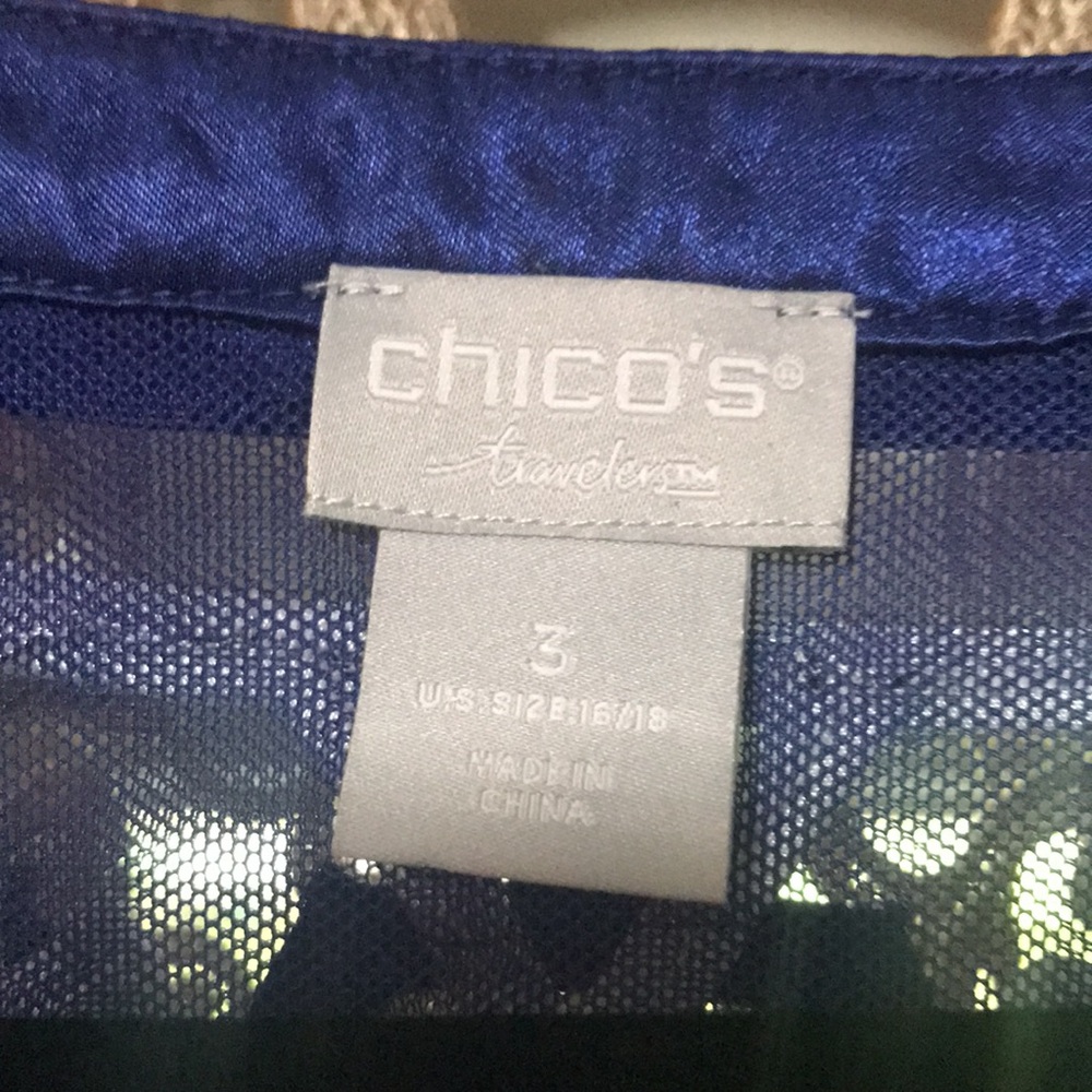 🐞Chico’s Travelers Lace Jacket - Picture 5 of 9